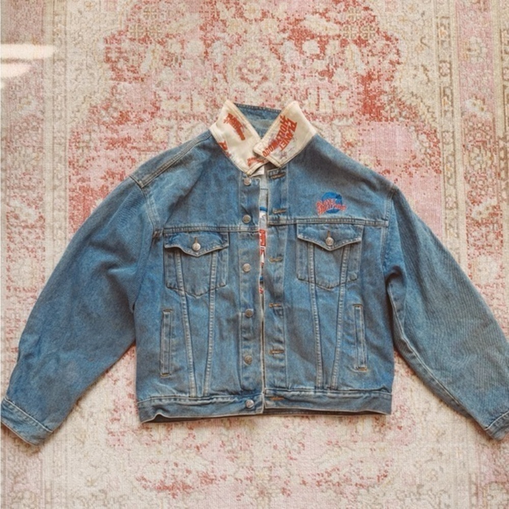 Planet Hollywood, Vintage Graphic Denim Jacket